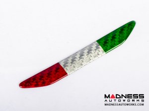 Alfa Romeo 4C Steering Wheel Trim - Carbon Fiber - Steering Wheel Badge - Italian Theme 